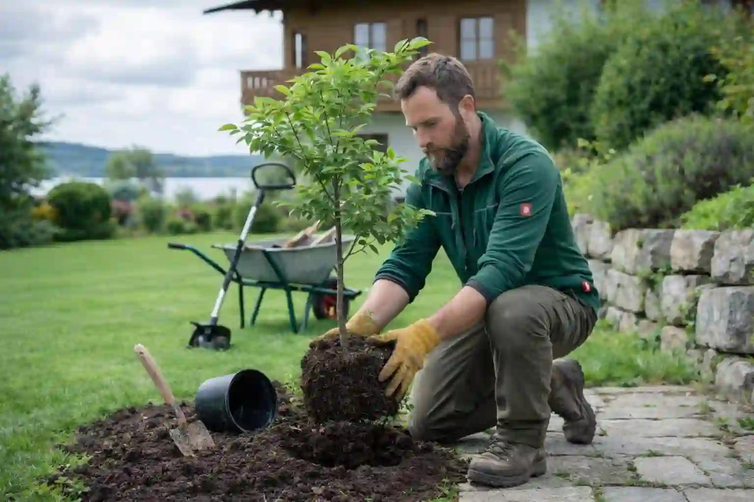 Baumpflanzen Gartenpflege