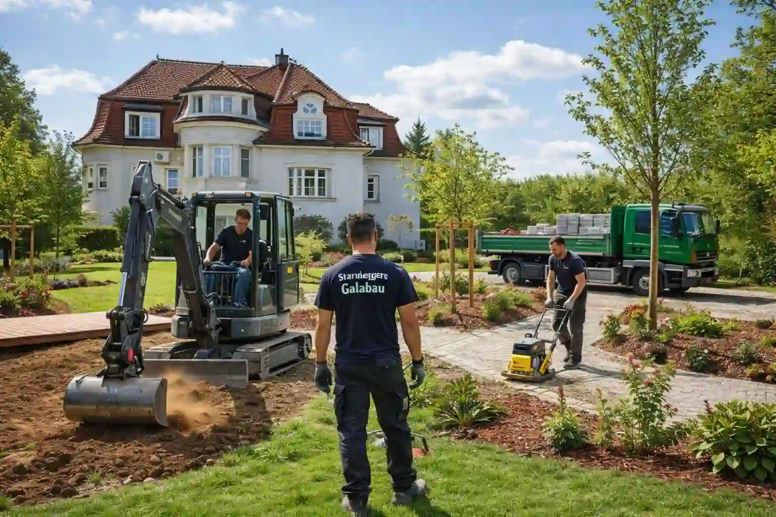 Erdarbeiten Starnberg Tiefbau Erdarbeiten vom Gartenbau Starnberg