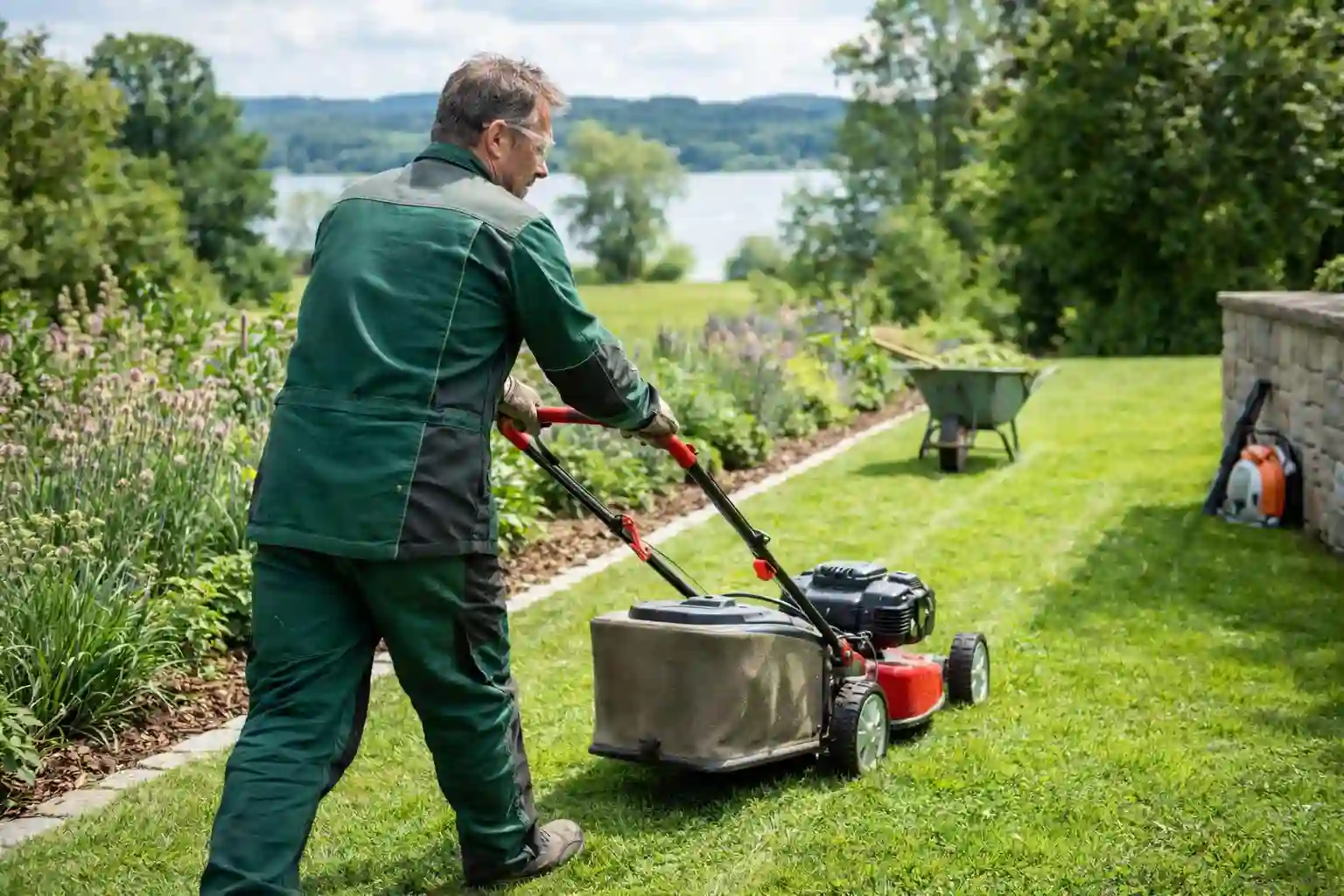 Rasenmähen Gartenpflege Starnberg